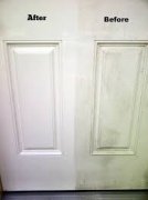 防盜門上面的小廣告可以用納米海綿清洗干凈么？