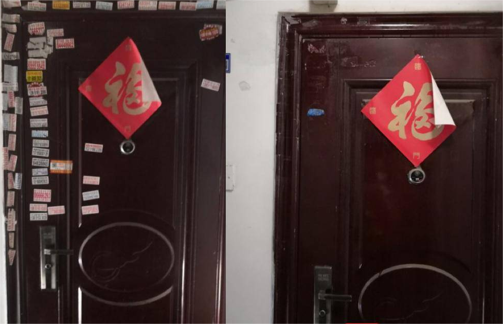 防盜門上的廣告貼紙怎么快速去除？防盜安全門保養(yǎng)妙招